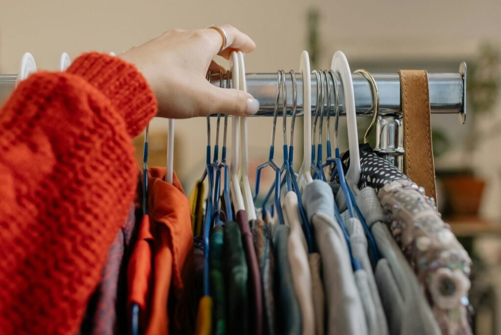 Sustainable fashion finds from Indian thrift store 